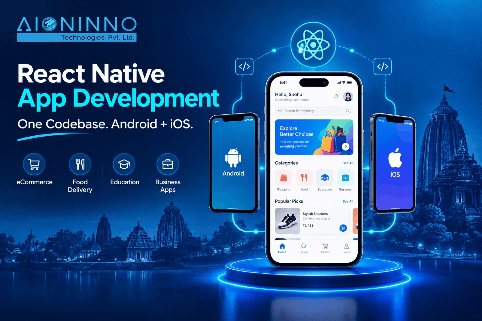 React Native App Development Company in Bhubaneswar