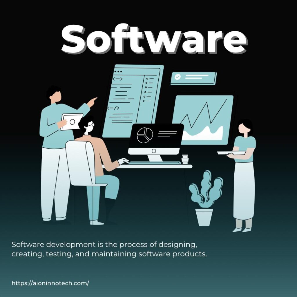 At AIONINNO Technologies, we are committed to delivering cutting-edge software solutions that empower businesses to thrive in the digital world. As a top-tier software development company, we specialize in providing customized software products and services that address your unique business challenges, enhance operational efficiency, and accelerate growth.