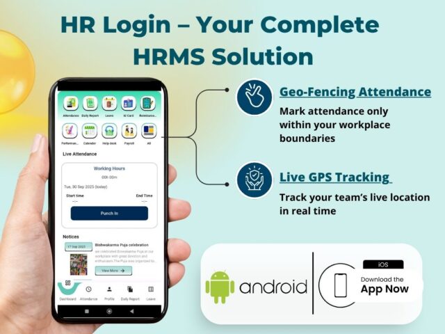 HR LOGIN – The Ultimate Cloud-Based HRMS & Payroll Management Software in India