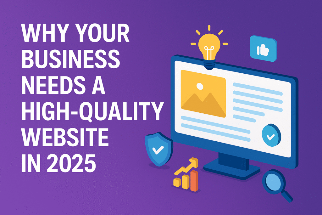 Why Your Business Needs a High-Quality Website in 2025